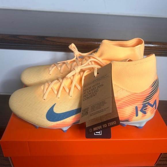 Nike Mercurial Vapor 16 Academy Kylian Mbappe Superfly Cleats Melon Tint Igloo main image 7